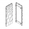 Rysunek techniczny Coral LED 1615 x 590